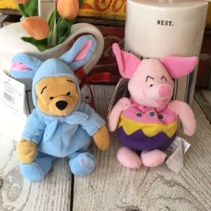 Set of 2...Winnie the Pooh and Piglet Beanbags
